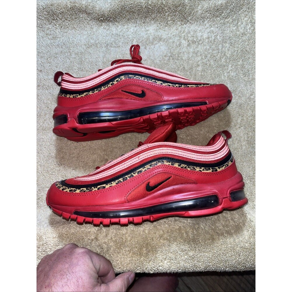 Size 10 - Nike Air Max 97 University Red W Leopard Print